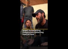 Israeli forces killing Palestinians collecting food in Gaza | AJ #shorts