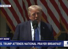 LIVE: Pres. Trump attends National Prayer Breakfast in the Rose Garden